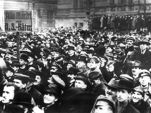 Spartakistendemonstration in Berlin